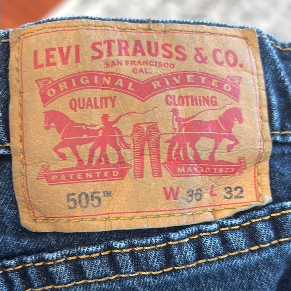 Levi's Straight Fit Jeans - Classic Blue